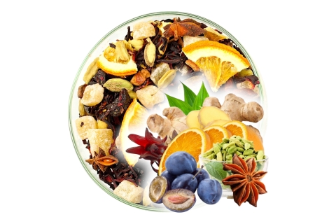 Herbata Owocowa ORIENTALNA MELODIA Smak Dalekiego Wschodu !!